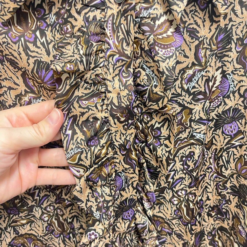 Zadig & Voltaire Pattern Button Down Blouse - image 6